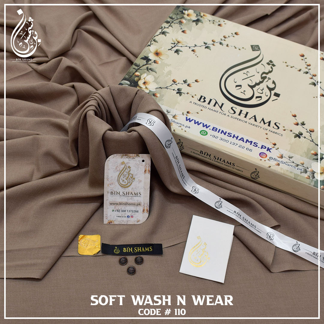 Soft Wash N Wear - Taupe Brown