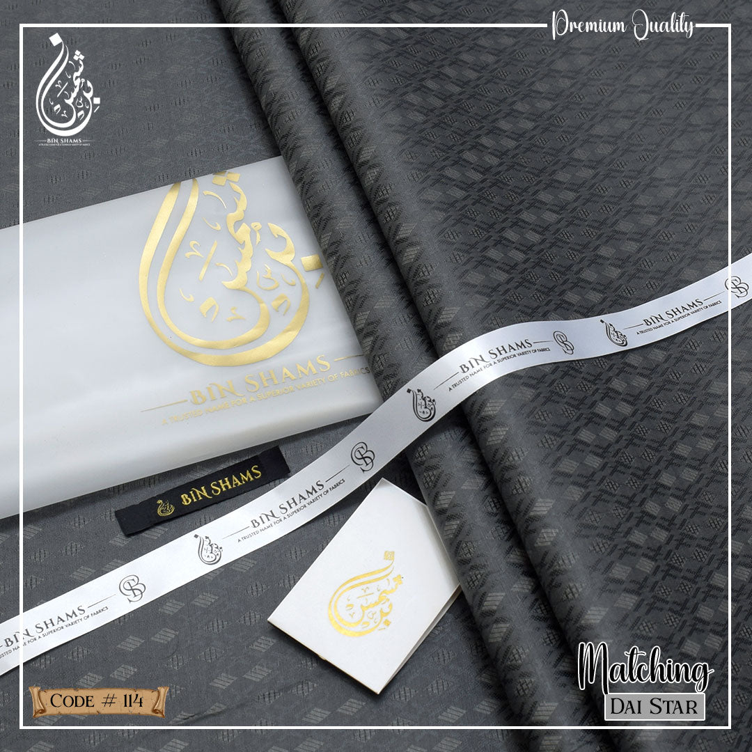 Matching Dai Star - charcol Grey